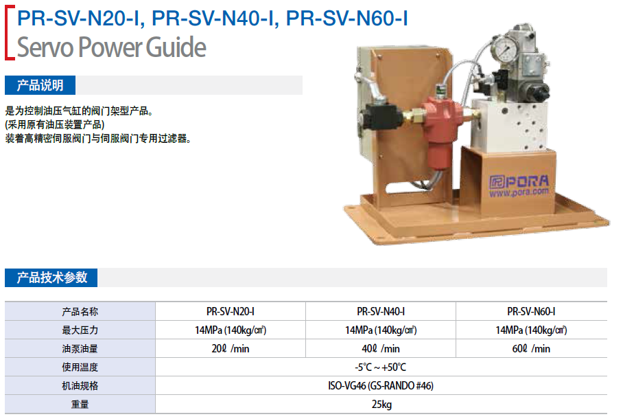 PR-SV-N40-I  PR-SV-N60-I 韓國保羅 伺服動力引導(dǎo)