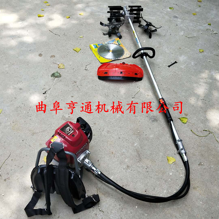 亨通背負(fù)式割草機(jī) 汽油側(cè)掛式割灌機(jī)割稻機(jī)收割機(jī)打草坪機(jī)多用途