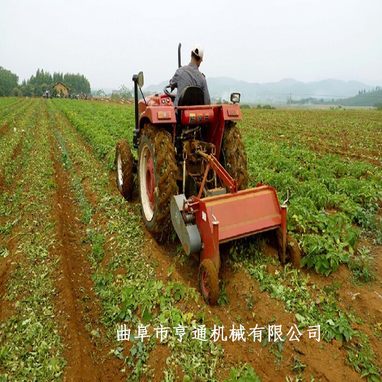 熱銷土豆紅薯山芋殺秧機(jī) 收獲機(jī)械 手扶車帶土豆馬鈴薯殺秧機(jī)