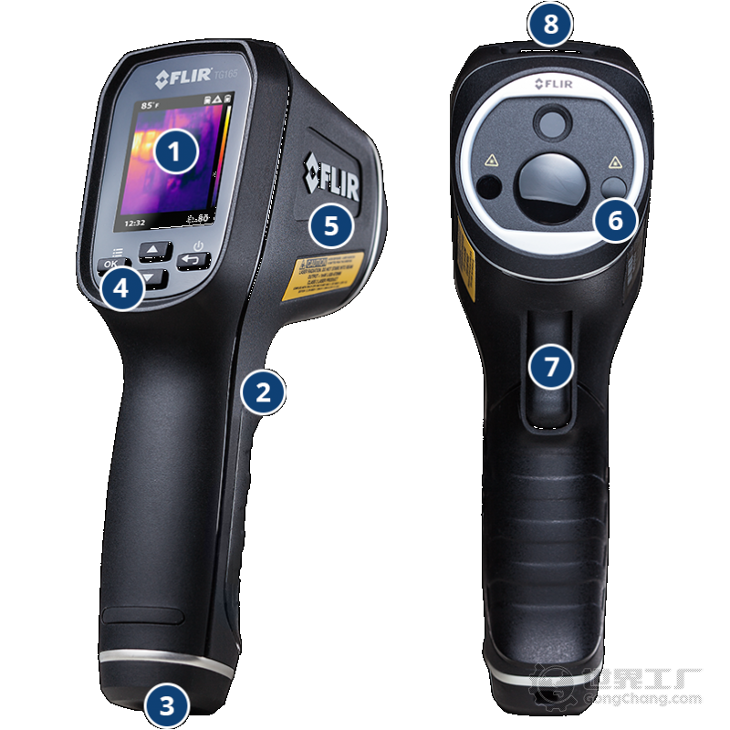 美國(guó)FLIR TG165 紅外成像測(cè)溫儀