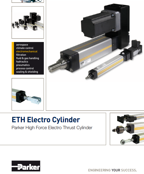 美國派克高壓電動推力缸parker電缸ETH系列