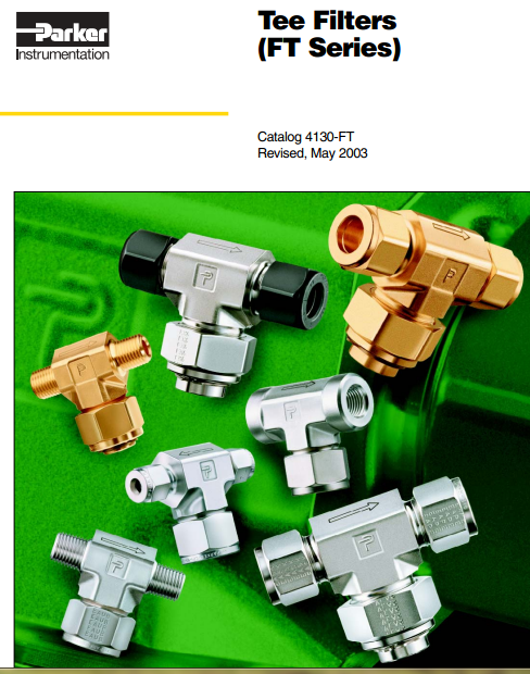 美國派克parker過濾器/三通過濾器FT系列