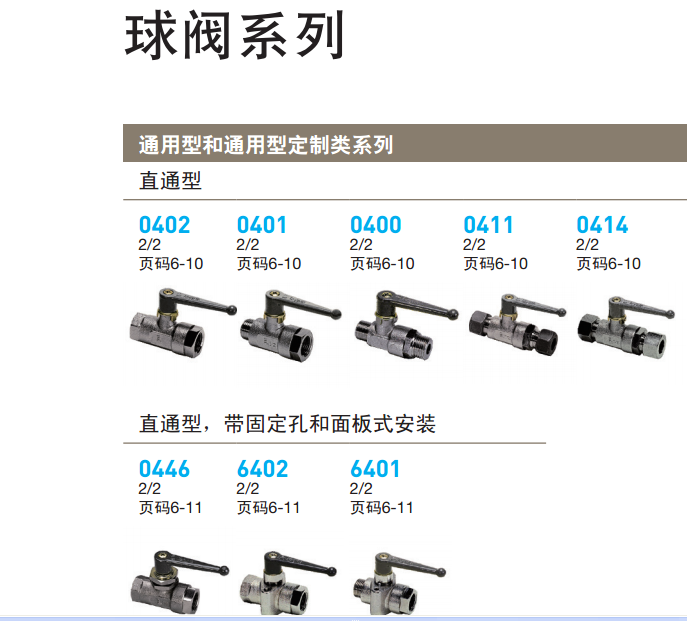 美國派克-樂可利Legris球閥通用系列/工業(yè)球閥