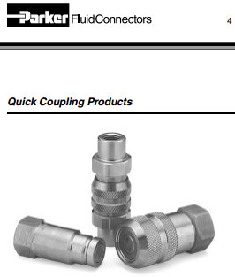 parker快速接頭FS系列，派克不銹鋼快速接頭代理商/資料