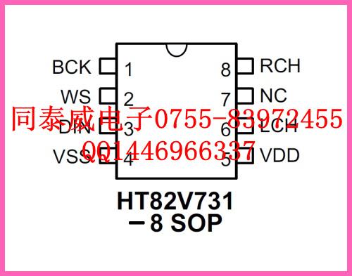 HT82V731  lDAD(zhun)Q  HOLTEK̩