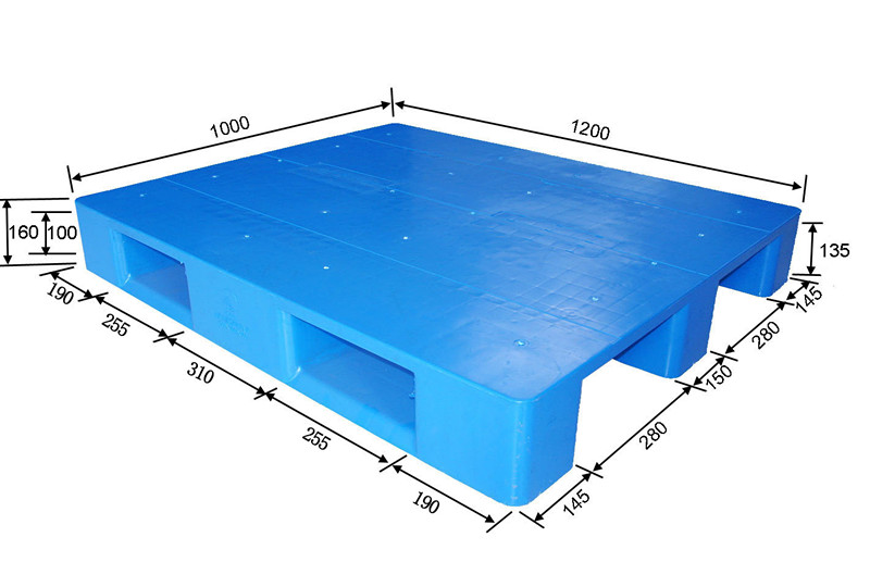 天津塑料托盤/天津濱海新區(qū)塑料托盤/川字平板塑料托盤1200*1000*160