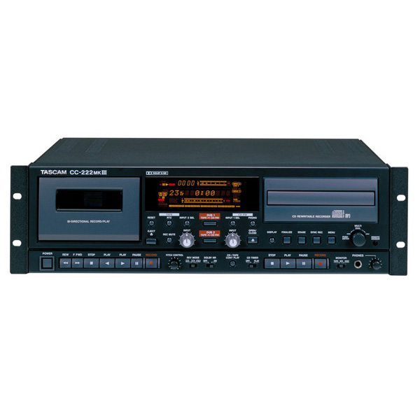 TASCAM CCC222mk3 卡座+CD刻錄一體機