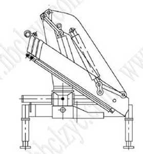 10噸隨車(chē)起重運(yùn)輸車(chē)徐工折臂隨車(chē)吊結(jié)構(gòu)特點(diǎn)