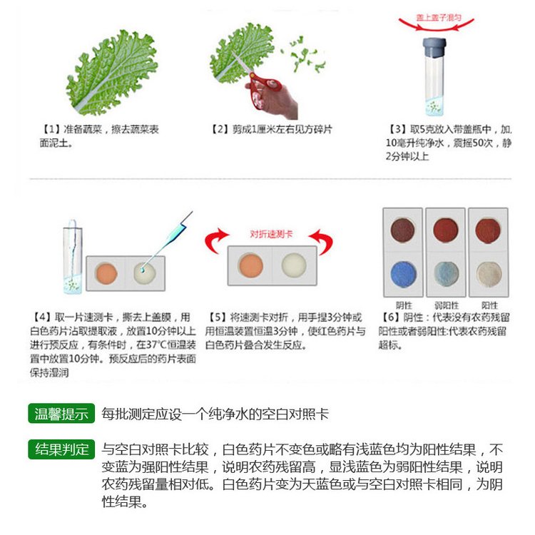 中山農(nóng)藥殘留檢測卡一年質(zhì)保全國包郵