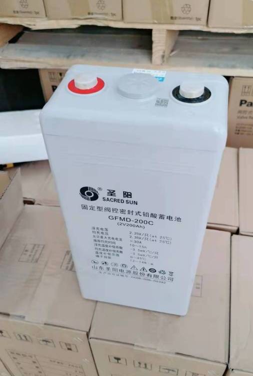 圣陽蓄電池GFMD-200C 2V200AH鉛酸電池通訊基站UPS/EPS電源專用