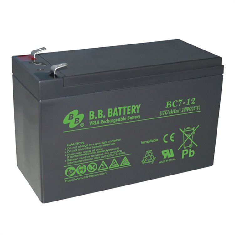 BB蓄電池BC7-12 12V7AH儀器設(shè)備UPS/EPS計(jì)算機(jī)機(jī)房備用