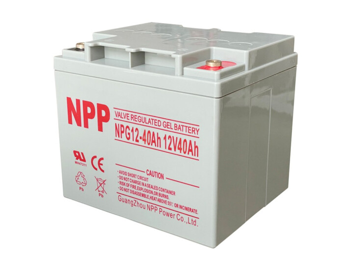 NPP蓄電池NPG12-40 12V40AH 耐普膠體免維護電池 UPS電源