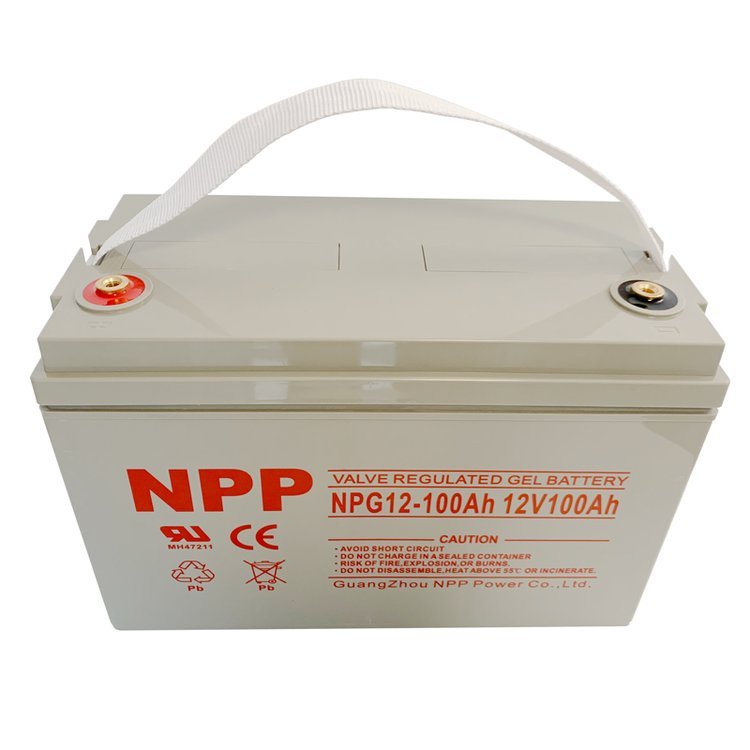 NPP蓄電池NPG12-100 12V100AH 耐普膠體免維護(hù)電池 UPS電源