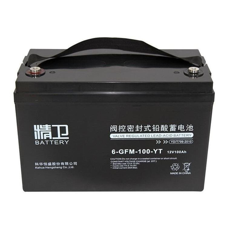 精衛(wèi)蓄電池6-GFM-100-YT 12V100AH免維護(hù)鉛酸蓄電瓶UPS不間斷電源