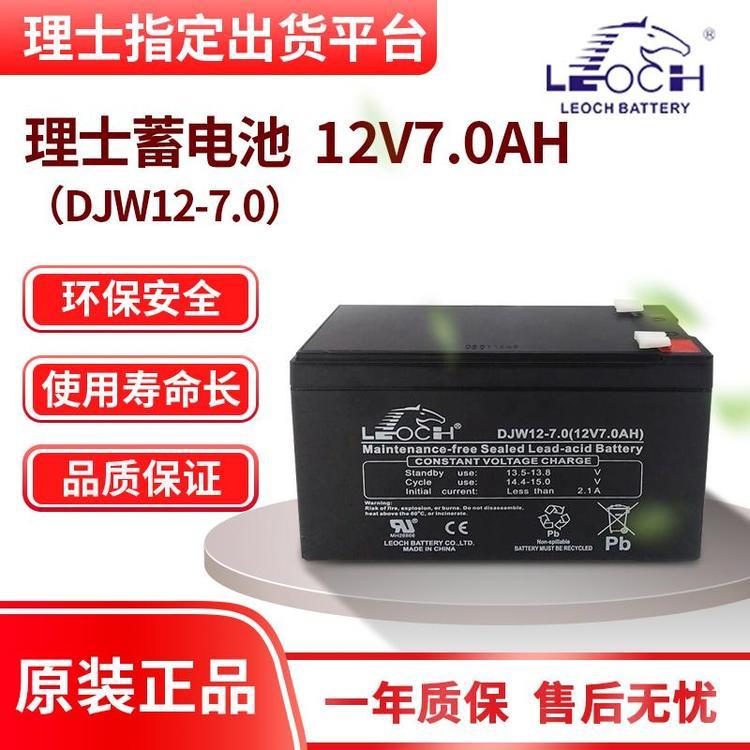 理士(LEOCH)免維護鉛酸蓄電池DJW12-7.012V7AHUPS電源專用