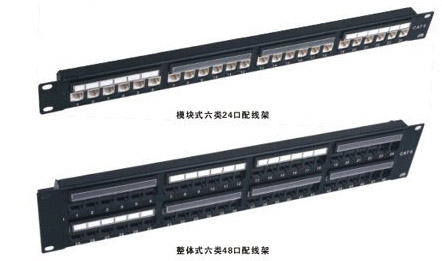 24口六類配線架