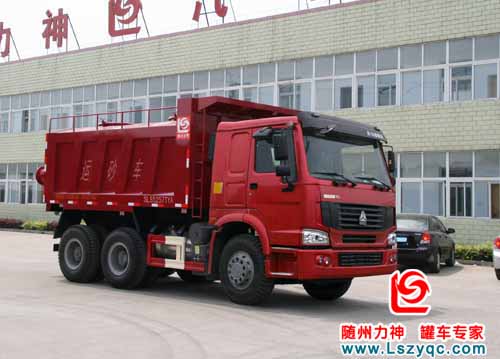 重汽6x4運砂車