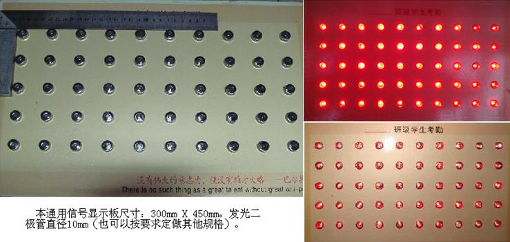 局域網絡控制的通用信號顯示面板、信號指示LED燈箱