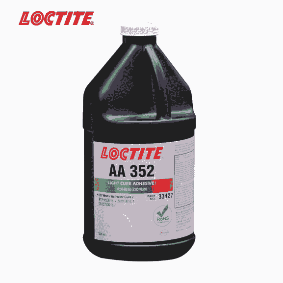 樂泰loctite352韌化透明活化劑紫外光固化膠耐化學(xué)品高濕度粘接