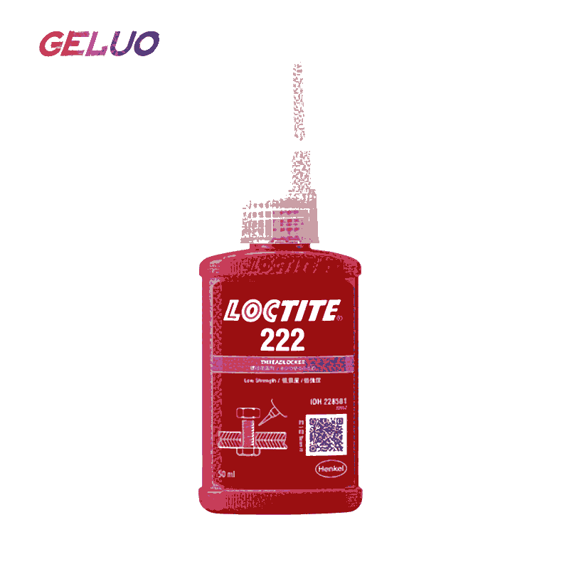 樂泰/loctite222螺螺紋鎖固膠低強(qiáng)度通用型觸變性厭氧強(qiáng)力膠紫色液體膠水