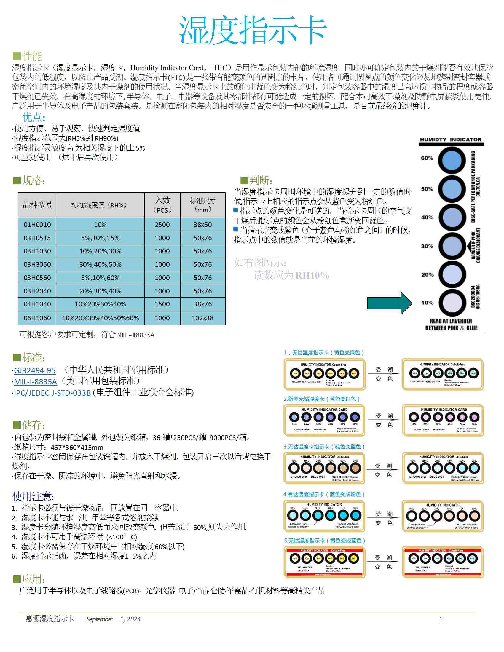 江門6點濕度指示卡顯示器