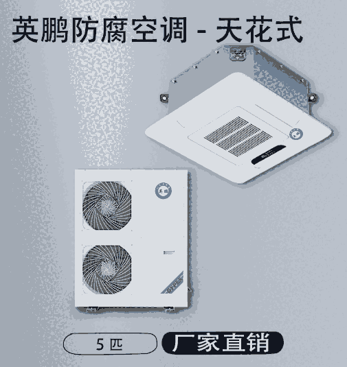 英鵬化工廠空調(diào)、防腐空調(diào)-天花式5匹