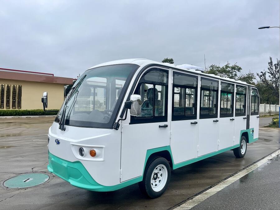 四川雅安眉山樂山景區(qū)旅游觀光電動(dòng)車-17座封閉式