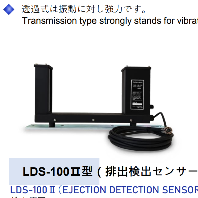 日本RIKEN能研排出檢測傳感器LDS-100II