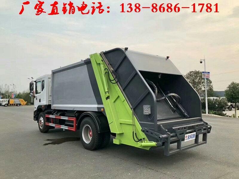 推薦：運城東風(fēng)d9后掛桶式垃圾車哪里生產(chǎn)