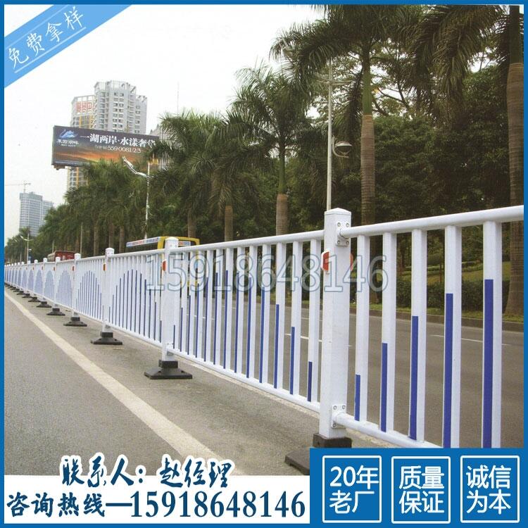 城市公路護(hù)欄批發(fā) 澄邁京式道路護(hù)欄 文昌人行道路隔離欄