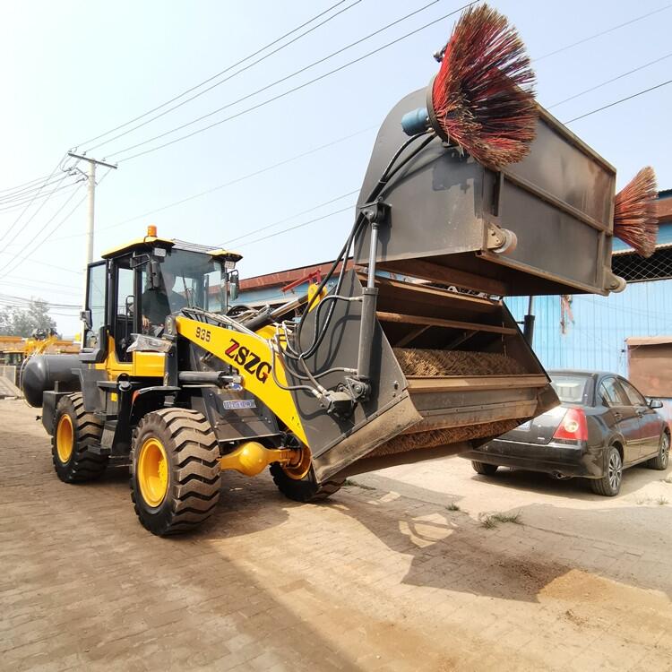 國(guó)標(biāo)車用清掃器50鏟車用掃路器工作視頻