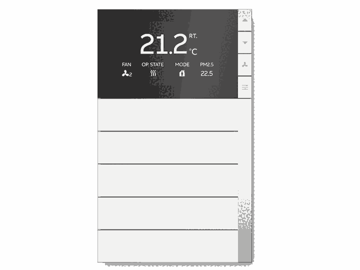 PEBR/U5.0.1-002 PEONIA智能溫控面板多功能家居面板ABB