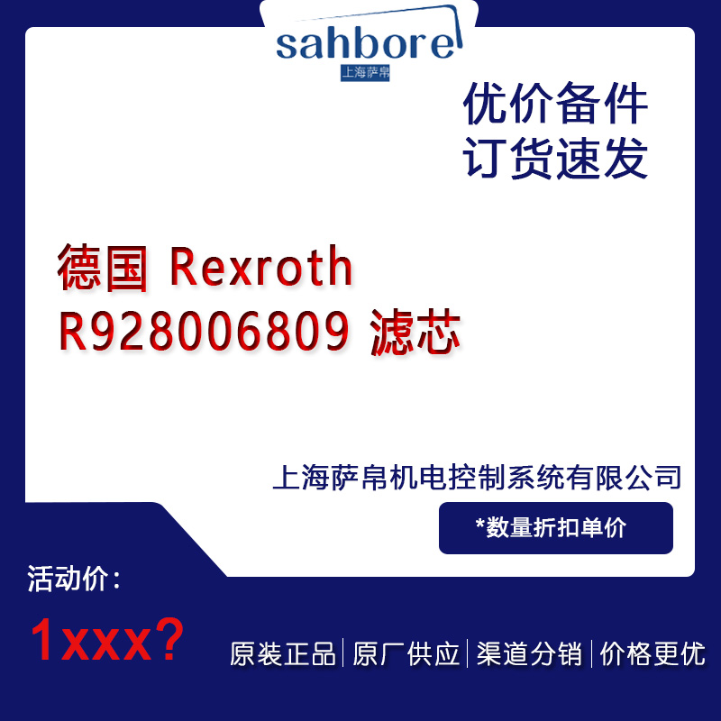 德國 Rexroth R928006809 濾芯