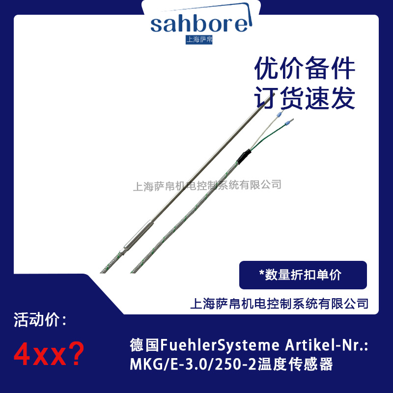 德國FuehlerSysteme MKG/E-3.0/250-2溫度傳感器 議價(jià)