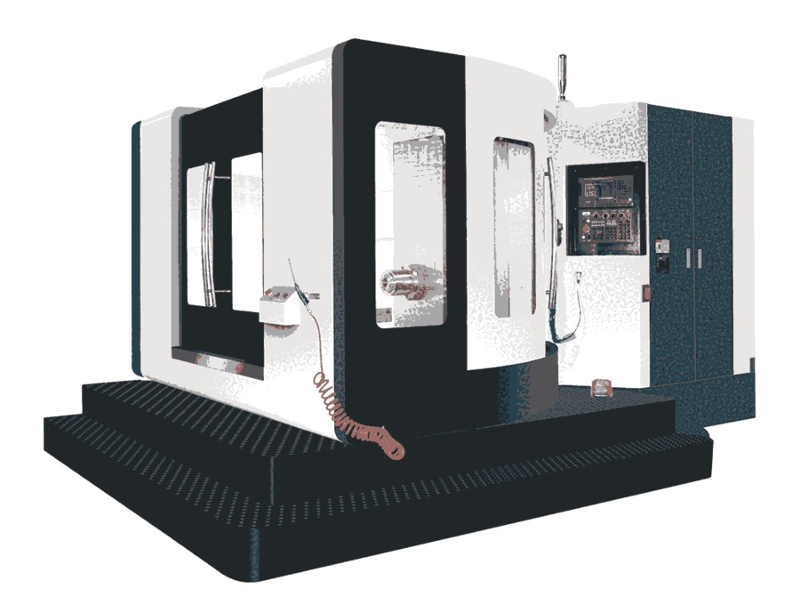 大連莊重臥式加工中心HMC-1000分之一度單工位轉(zhuǎn)臺