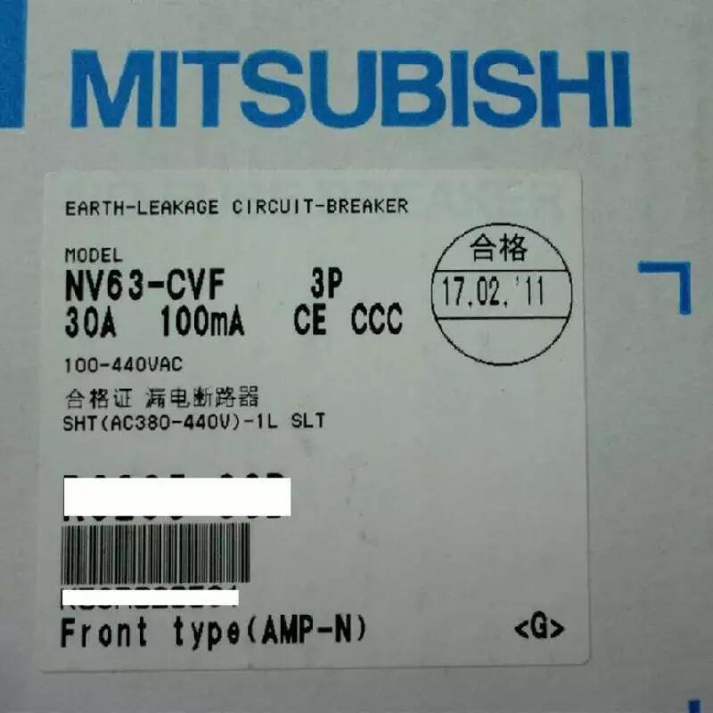 NV63-CVF 3P 15A 20A 100-440VAC 30mA三菱漏電斷路器