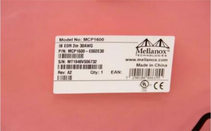 MCP1600-E002E30 2m 100Gb QSFP28  DAC高速電纜