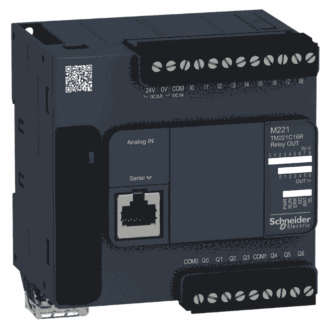 TM221C24R  可編程邏輯控制器, 數(shù)字式, 24輸入/輸出