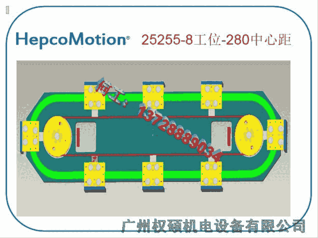 江西南昌市高速環(huán)形線HepcoMotion3C電子弧形導(dǎo)軌