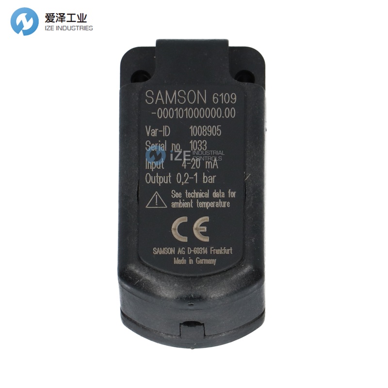 SAMSON轉換器6109-0010 4-20 MA 0.2-1 BAR