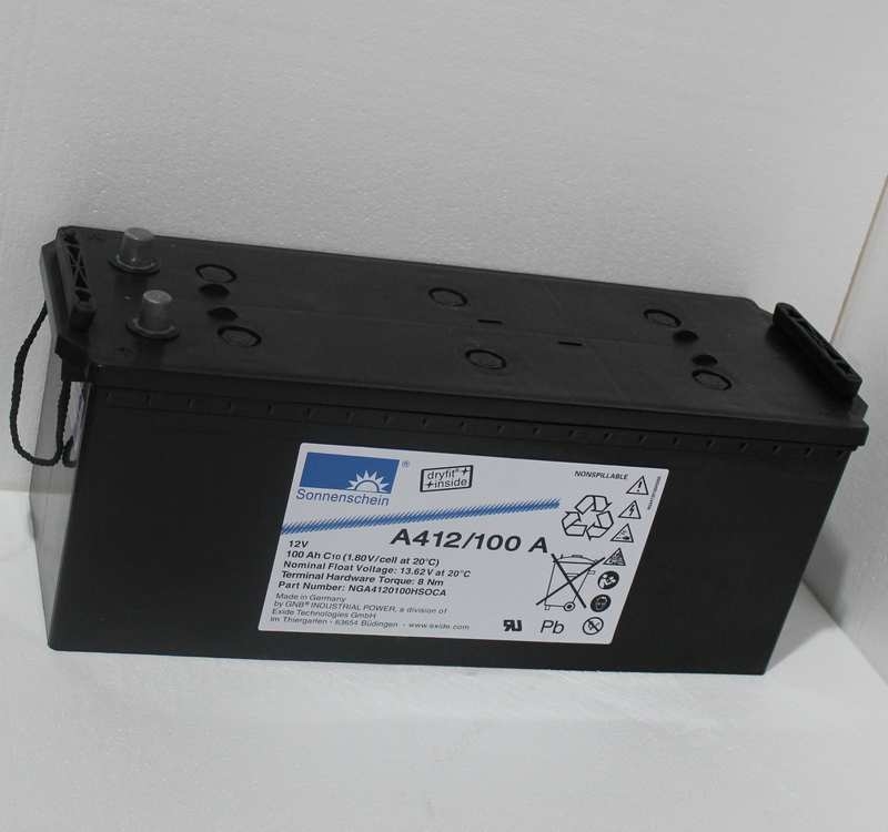 德國陽光蓄電池A412V100AH12V100AH工業(yè)機(jī)房應(yīng)急照明UPS電源包郵