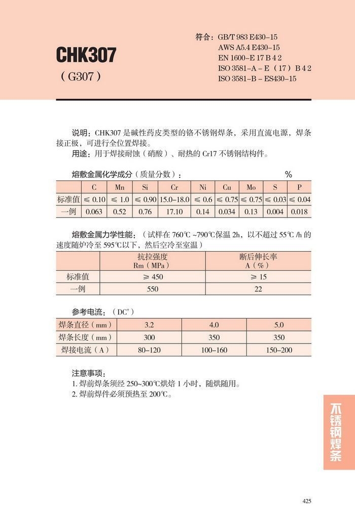 大西洋 G217 鉻不銹鋼焊條 E410-15 Cr13電焊條