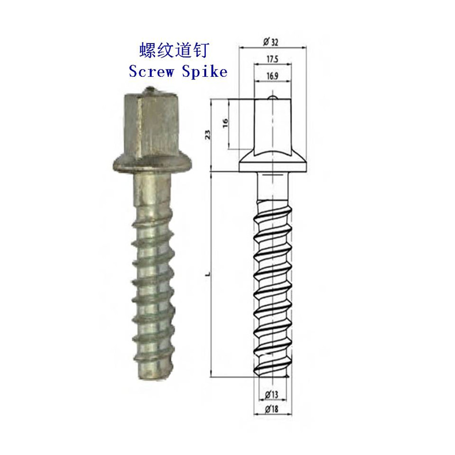 厄立特里亞Ss8螺旋道釘生產(chǎn)工廠