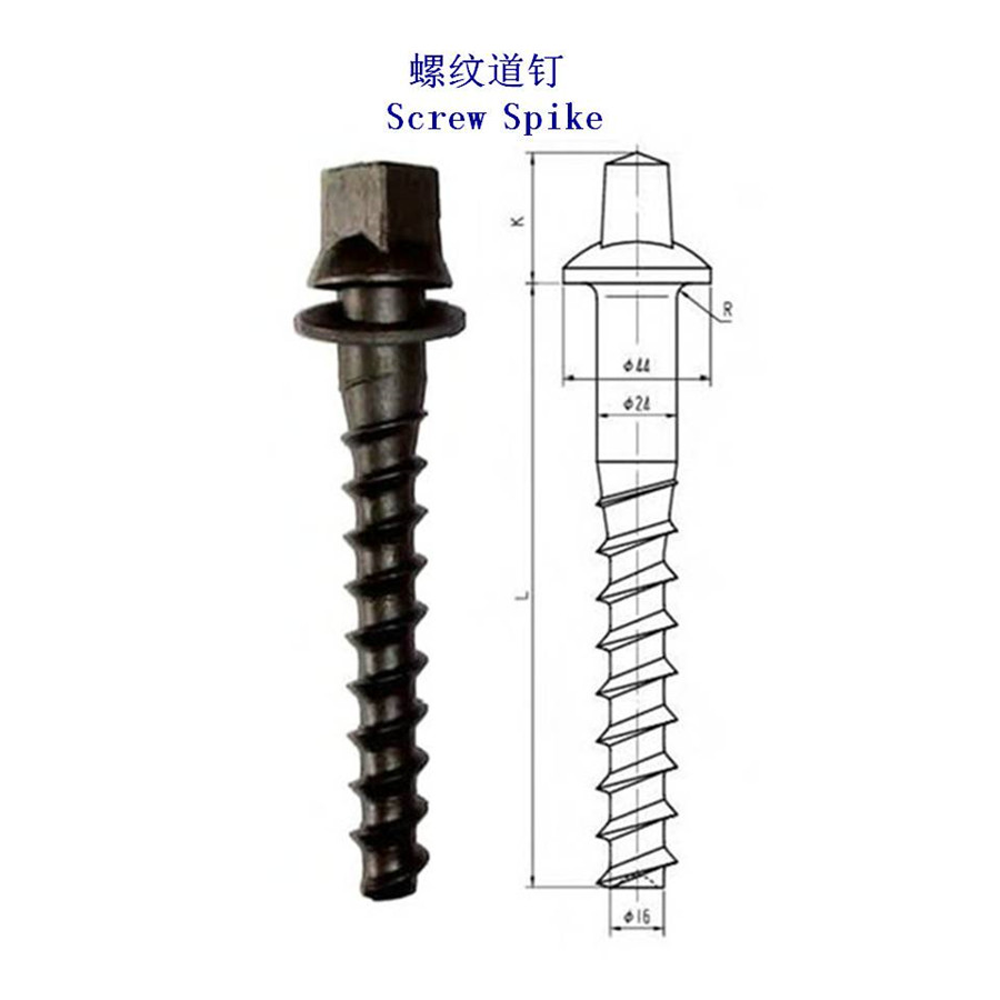 加納Ss8螺紋道釘生產(chǎn)工廠