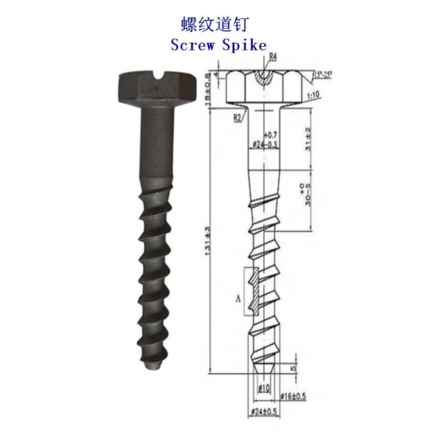 博茨瓦納35CrMo螺旋道釘工廠