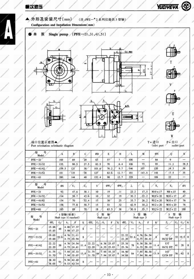 雅安PFE-41037-3DV,柱銷式葉片泵優(yōu)質(zhì)產(chǎn)品