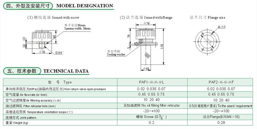 松原PAF1-0.02-0.75-20,預(yù)壓式空氣濾清器廠家直銷