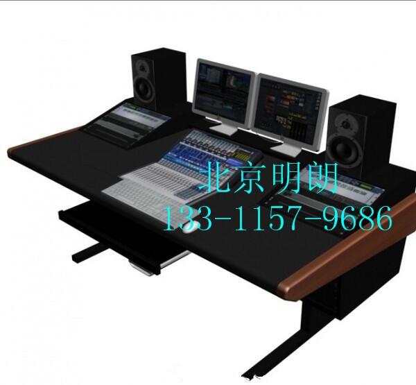 錄音棚工作桌     錄音棚家具   音頻控制臺(tái)    專用機(jī)架