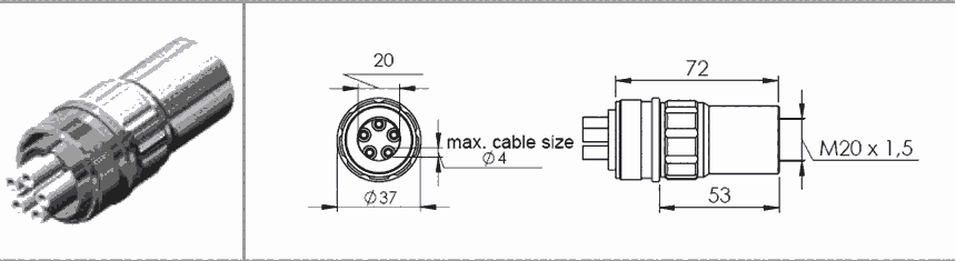 GES 7450100 高壓連接器