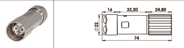 GES Electronic 5001400 工業(yè)連接器